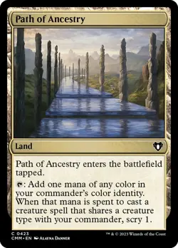 Path of Ancestry, Commander Masters (CMM) [Land] [MTG] #1031 - Image 1