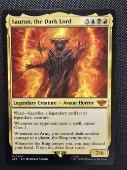 [1x] Sauron, the Dark Lord - Near Mint, English - Lord of the Rings MTG Magic - Image 3