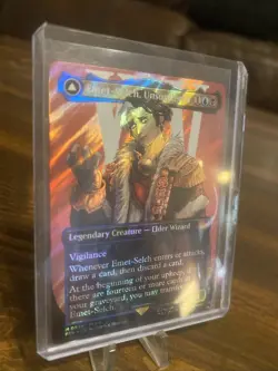 Emet-selch, Unsundered Surge Foil MTG FF Borderless Full Art NM / Mint WOTC - Image 2