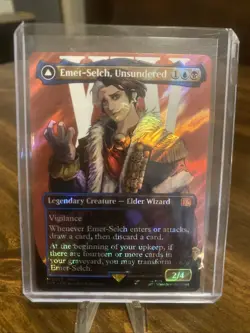 Emet-selch, Unsundered Surge Foil MTG FF Borderless Full Art NM / Mint WOTC - Image 8