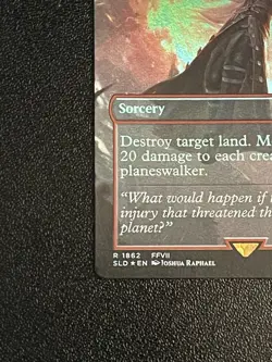 NM FOIL MTG METEORFALL STAR OF EXTINCTION SECRET LAIR FINAL FANTASY - Image 15