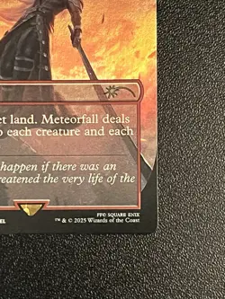 NM FOIL MTG METEORFALL STAR OF EXTINCTION SECRET LAIR FINAL FANTASY - Image 5