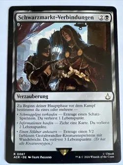 German Card MTG Assassin's Creed - Black Market Connections rare R 0087 - Image 1