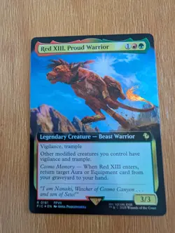 Red XIII Proud Warrior Extended Art Foil - Image 1