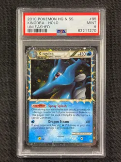 Pokémon Cards PSA 9 Kingdra Holo Unleashed HG&SS Ultra Rare 2010 85/95 - Image 3