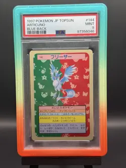 PSA 9 Articuno Blue Back TopSun #144 LOW POP Graded Japanese Pokemon Card - Image 3
