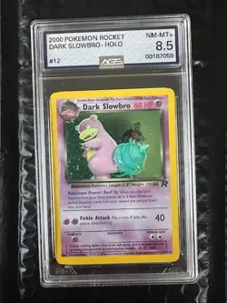 Pokemon Dark Slowbro 12/82 Team Rocket Holo NM-MT+ 8.5 - Image 1