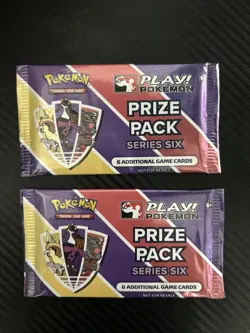 Pokémon TCG Play! Prize Pack Series 6 X2 Sealed Packs - Image 1