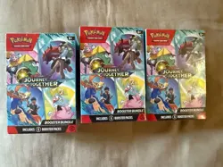 Pokemon TCG SV09 Journey Together Booster Bundle Sealed New Lot Of 3 - Image 1