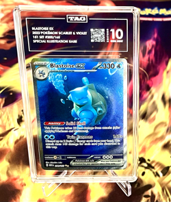 2023 Pokemon Scarlet & Violet 151 English - Blastoise ex 200/165 SIR TAG 10 - Image 6