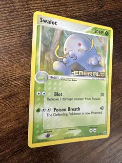 Swalot 40/106 Pokemon TCG 2005 EX Emerald Reverse Holo Stamped NM - Image 3