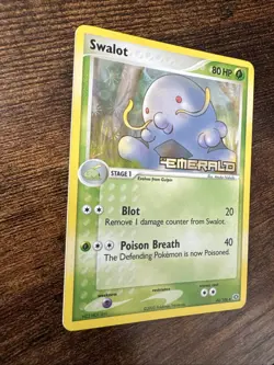 Swalot 40/106 Pokemon TCG 2005 EX Emerald Reverse Holo Stamped NM - Image 9