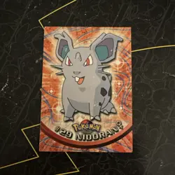 Pokemon #29 Nidoran 1999 TV Animation Edition Black Logo Topps - Image 3