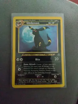 Umbreon Neo Discovery 13/75 13 1st First Edition Holo  Pokemon 2001 - Image 4