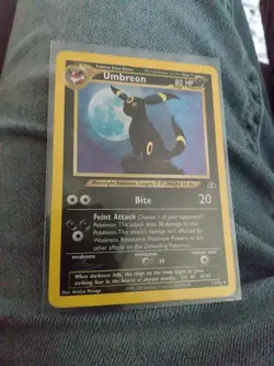 Umbreon Neo Discovery 13/75 13 1st First Edition Holo  Pokemon 2001 - Image 6
