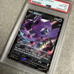 Pokemon Sableye V #120 PSA 10 Sword And Shield Full Art - Image 7