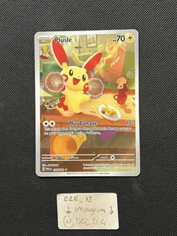 Pokemon Paradox Rift - Plusle - 193/182 - Illustration Art Rare - MINT - Image 11