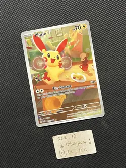 Pokemon Paradox Rift - Plusle - 193/182 - Illustration Art Rare - MINT - Image 13