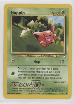 Hoppip Pokemon Neo Genesis #61 2000 10cj - Image 1