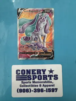 2021 Pokemon Card Galarian Rapidash V 167/198 Chilling Reign Ultra Rare MINT - Image 1