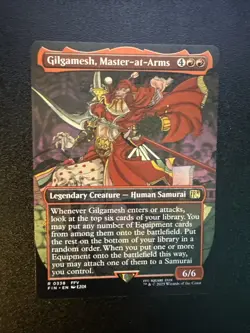 Gilgamesh, Master-at-Arms Borderless Card Final Fantasy Magic the Gathering - Image 1