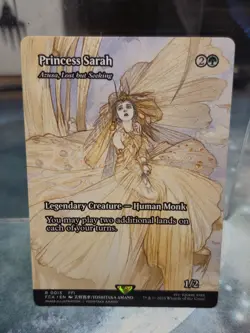 R 0015 Princess Sarah Azusa, Lost But Seeking (Showcase) Card MTG FFI Rare Monk - Image 1
