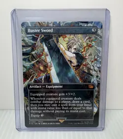 MTG: Final Fantasy - Buster Sword (Borderless, Regular, 0351) - Image 1