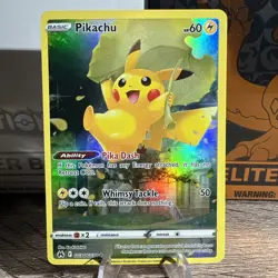 Pikachu GG30/GG70 Crown Zenith Galarian Gallery Pokemon Card NM - Image 1
