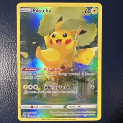 Pikachu GG30/GG70 Crown Zenith Galarian Gallery Pokemon Card NM - Image 3