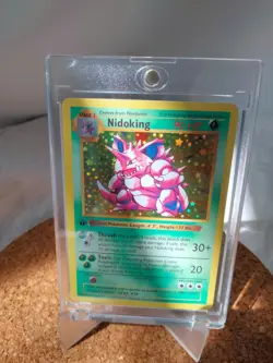 Nidoking 11/102 Holo Base Set Pokemon Holo Rare Pokemon TCG 11/102 - CUSTOM MADE - Image 1