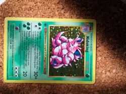 Nidoking 11/102 Holo Base Set Pokemon Holo Rare Pokemon TCG 11/102 - CUSTOM MADE - Image 2