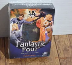 Sealed Marvel VS System Fantastic Four Trading Card Game Starter Deck Upper Deck - Image 1