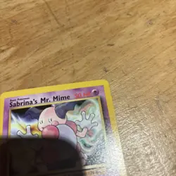 Sabrina's Mr. Mime 94/132 1st Edition Gym Heroes Pokemon Card - Image 5