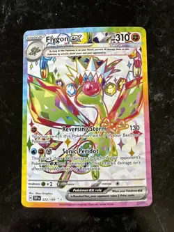 Flygon ex 222/191 Sv08: Surging Sparks Holo Ultra Rare NM Pokemon Card 2024 - Image 1
