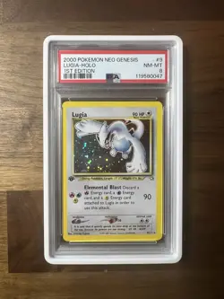 LUGIA 9/111 | PSA 8 | 1st Edition WOTC Holo Neo Genesis Pokémon Card NEW CERT - Image 1