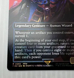MTG Golbez, Crystal Collector (Borderless) (Surge Foil) Final Fantasy Foil (540) - Image 6