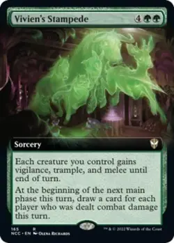 Vivien's Stampede (Extended Art) - Near Mint MTG - Image 1