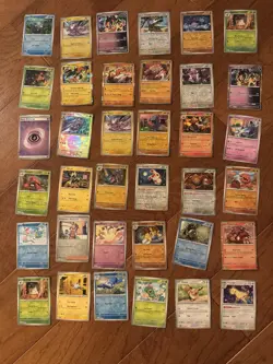 POKEMON CARD LOT 110 CARDS | 77 HOLOS | 33 BASIC | L-03 - Image 2