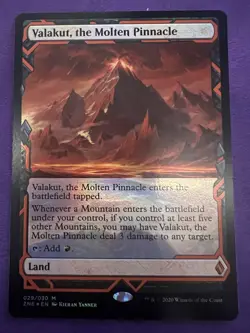MTG Valakut, the Molten Pinnacle Zendikar Rising Expeditions Foil Mythic #029 - Image 1