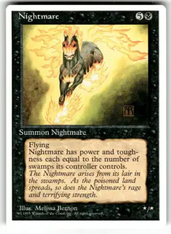 Nightmare MTG Core Set 4th Edition Regular NM - Image 1