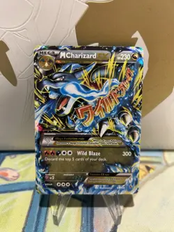 Pokemon Card M Charizard EX 69/106 Flashfire XY Mega Ultra Rare Holo 2014 MP - Image 1