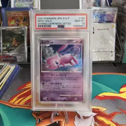 Pokemon Mew Shining Darkness Holo Rare Card #182 PSA 10 Gem Mint - Image 3