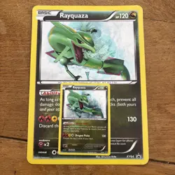 Pokémon TCG Rayquaza XY XY64 Holo Promo Promo And Jumbo Card - Image 1