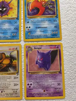 10 X Pokemon Cards From 1999 Bundle With  Gengar - Image 13