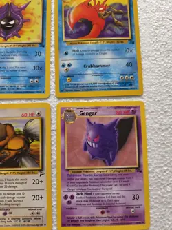 10 X Pokemon Cards From 1999 Bundle With  Gengar - Image 14
