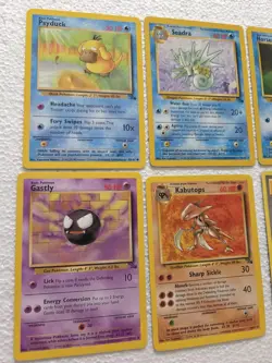10 X Pokemon Cards From 1999 Bundle With  Gengar - Image 7