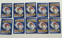 10 X Pokemon Cards From 1999 Bundle With  Gengar - Image 8