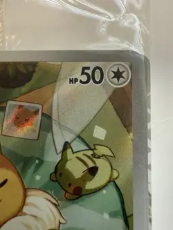 Pokémon Center Stamped  TCG Prismatic Evolutions Eevee Card SVP 173 SEALED - Image 5