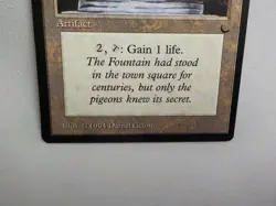 FOUNTAIN OF YOUTH MAGIC THE GATHERING THE DARK MTG 1994 Trading Card  #410 - Image 10