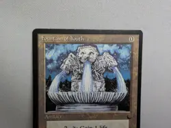 FOUNTAIN OF YOUTH MAGIC THE GATHERING THE DARK MTG 1994 Trading Card  #410 - Image 4